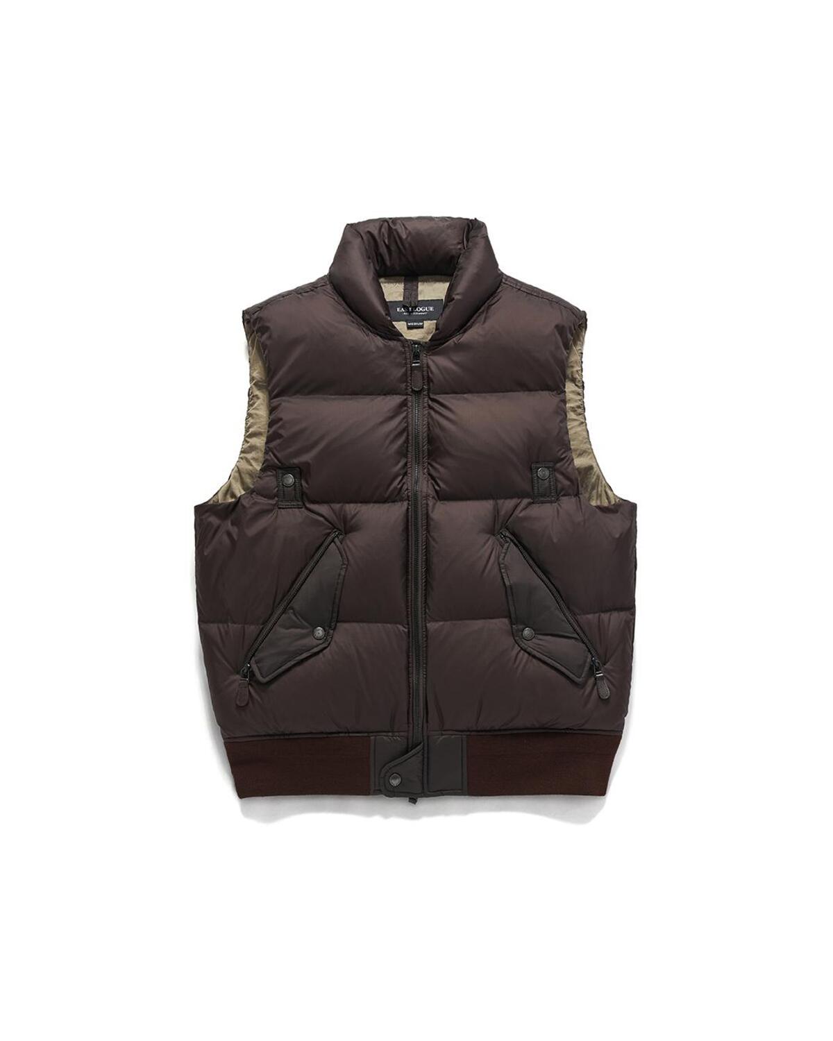 Eastlogue - Ma-1 Down Vest (Brown) product image 5 | TRAB K-Fashion Australia