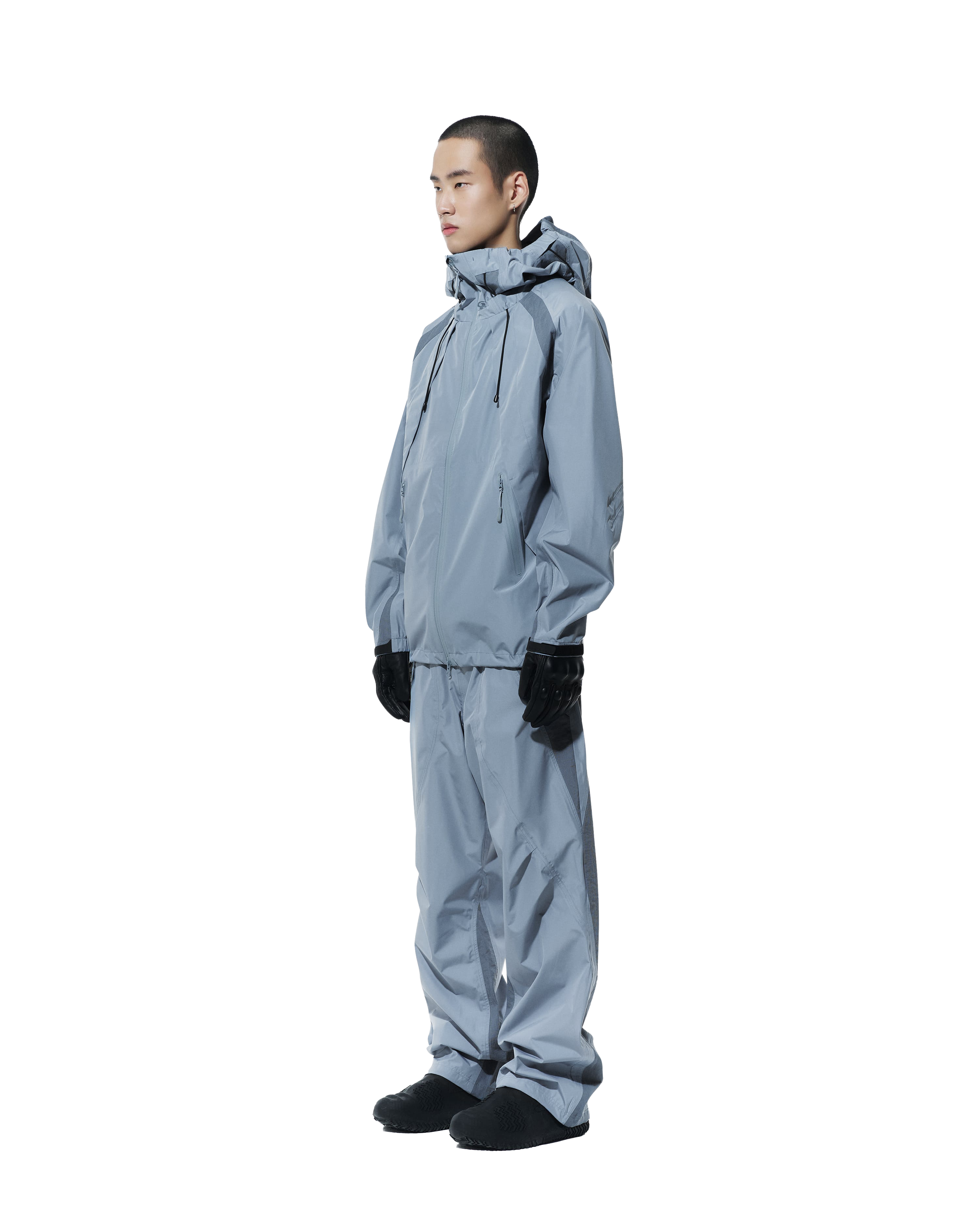 San San Gear - Wind Shielded Pants (Ice Grey) product image 2 | TRAB K-Fashion Australia