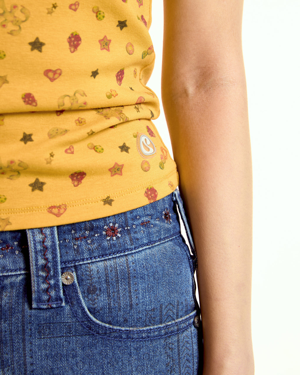 Coyseio - Ema Tiny Friends Sleeveless (Mustard) product image 2 | TRAB K-Fashion Australia