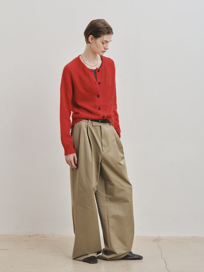 Tonywack - Mohair Raglan Cardigan (Red) product image 1 | TRAB K-Fashion Australia