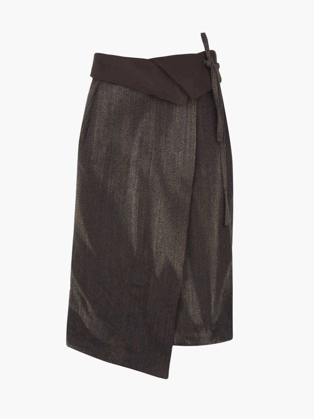 Jiyong Kim - Sun-Bleached Folded Skirt (Brown) product image 7 | TRAB K-Fashion Australia
