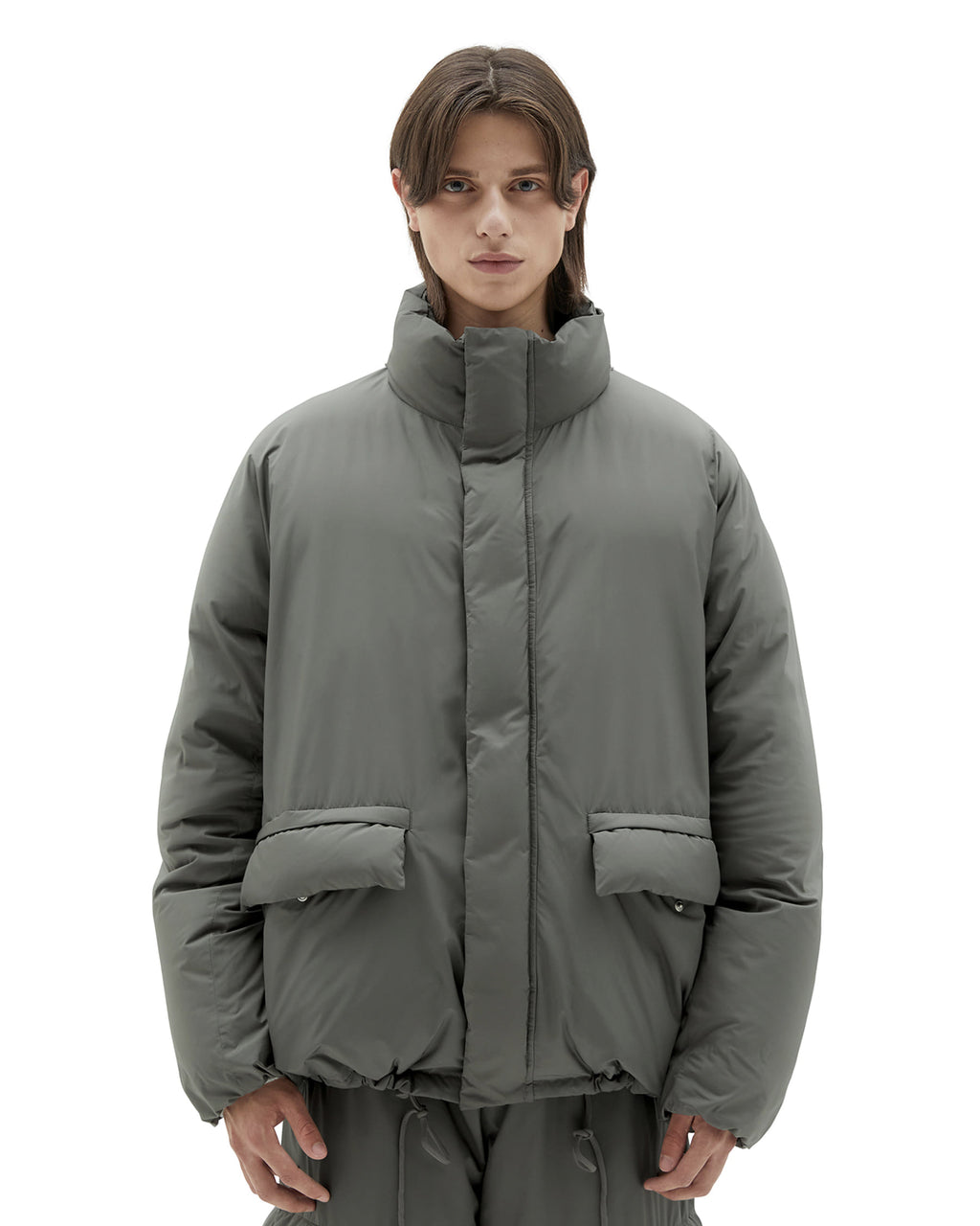 Brownyard - Utility Goose Down Parka (Olive Grey) product image 5 | TRAB K-Fashion Australia