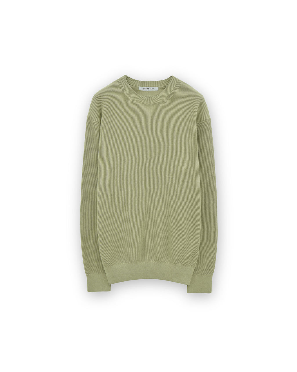 Brownyard - High Density Crewneck Knit (Olive Grey) product image 3 | TRAB K-Fashion Australia