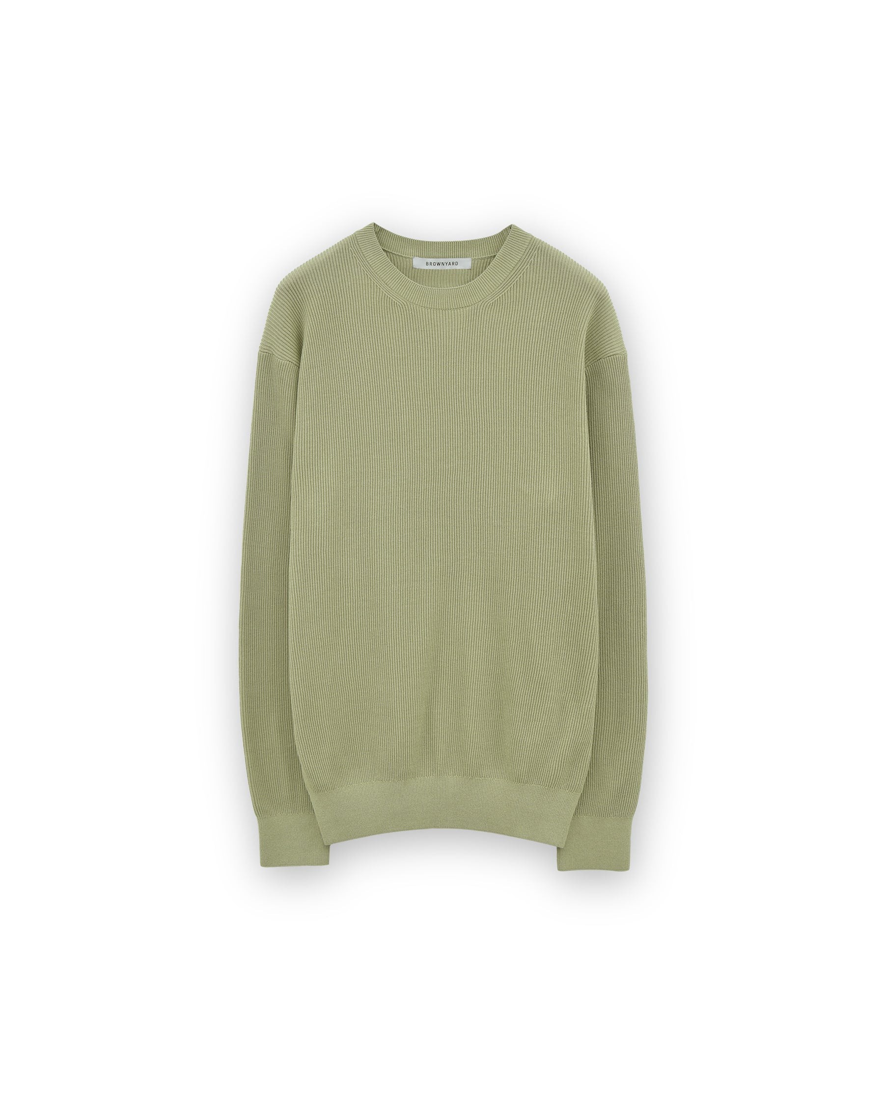 Brownyard - High Density Crewneck Knit (Olive Grey) product image 3 | TRAB K-Fashion Australia