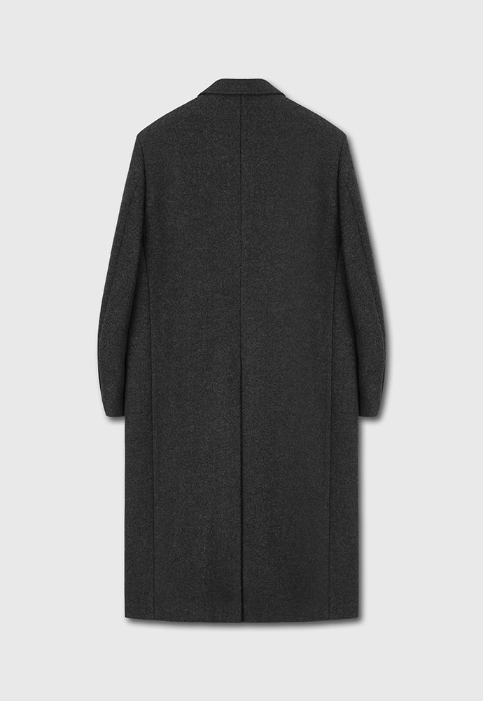 Tonywack - Herringbone Wool Double-Breasted Coat (Dark Herringbone) product image 8 | TRAB K-Fashion Australia