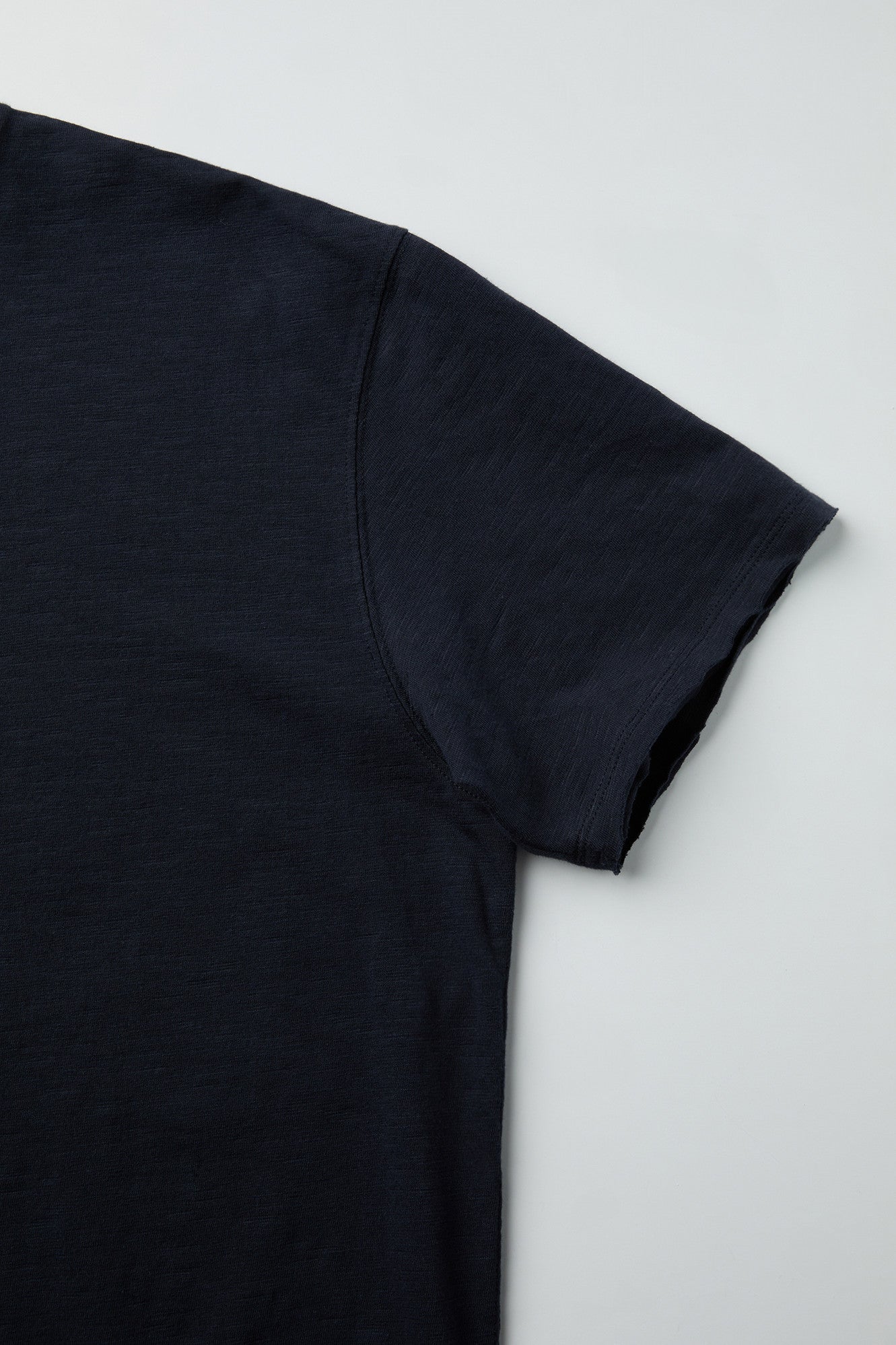 Coor - Low-Cut Cotton Slub T-Shirt (Dark Navy) product image 6 | TRAB K-Fashion Australia