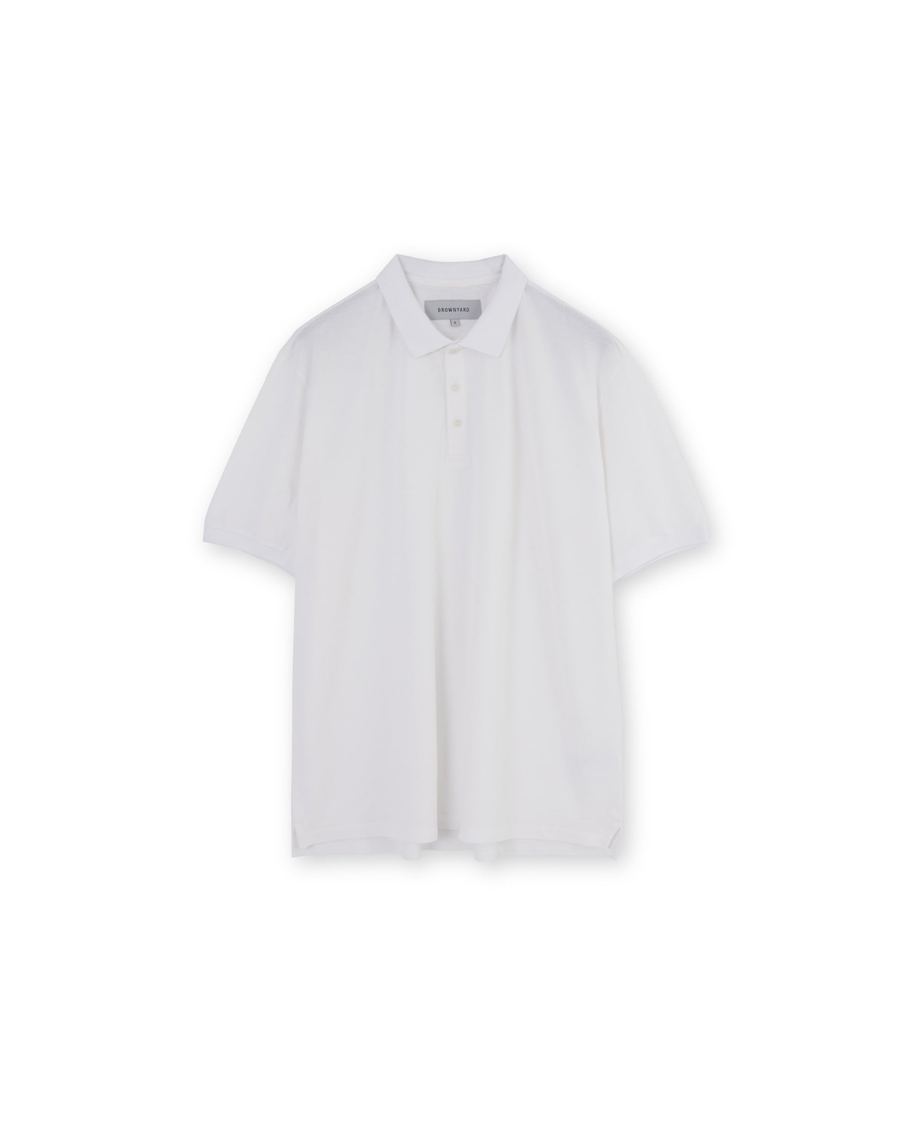 Brownyard - Vintage Cotton Pique Shirt (Off White) product image 3 | TRAB K-Fashion Australia