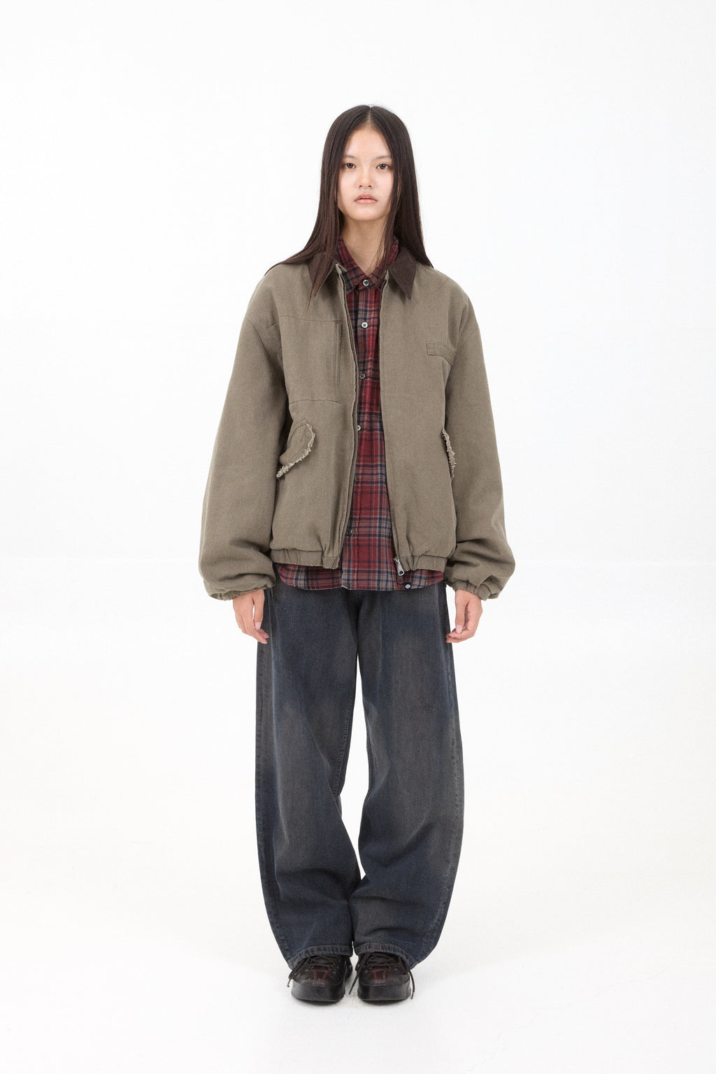 Hatchingroom - Detachable Flight Jacket (Olive) product image 6 | TRAB K-Fashion Australia