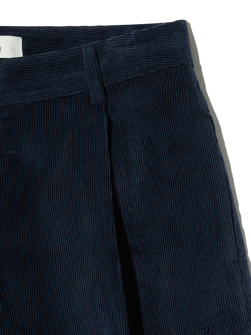 Kijun - Corduroy Wide Tuck Pants (Navy) product image 10 | TRAB K-Fashion Australia
