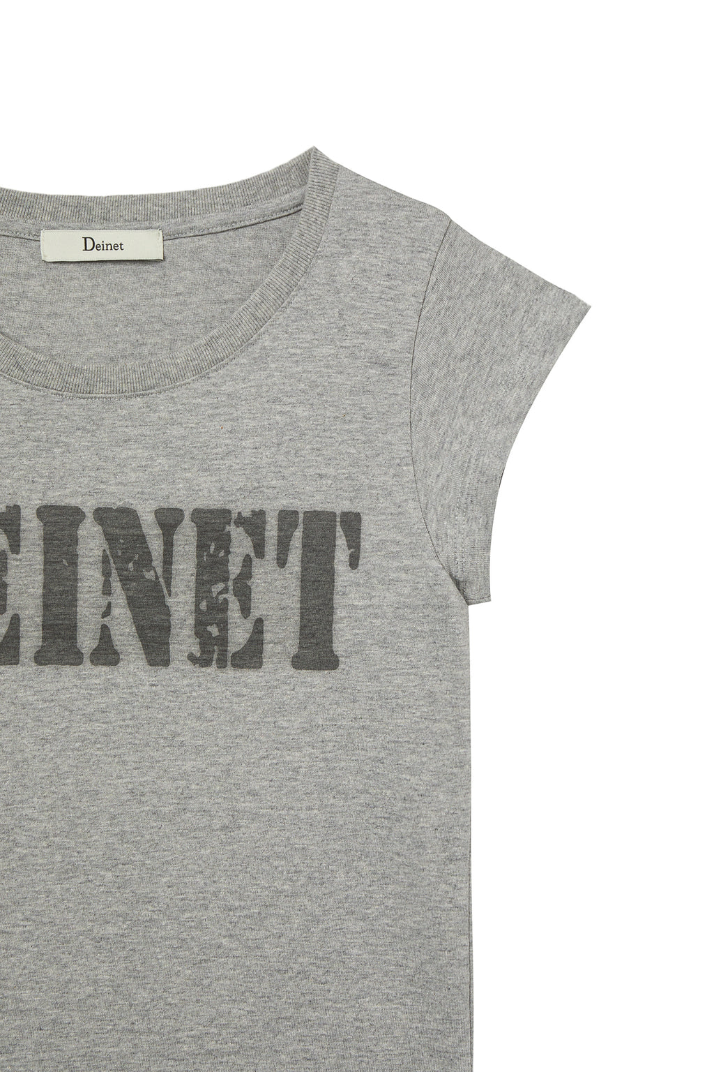 Deinet - Typo Graphic2 T-Shirt (Melange Grey) product image 13 | TRAB K-Fashion Australia