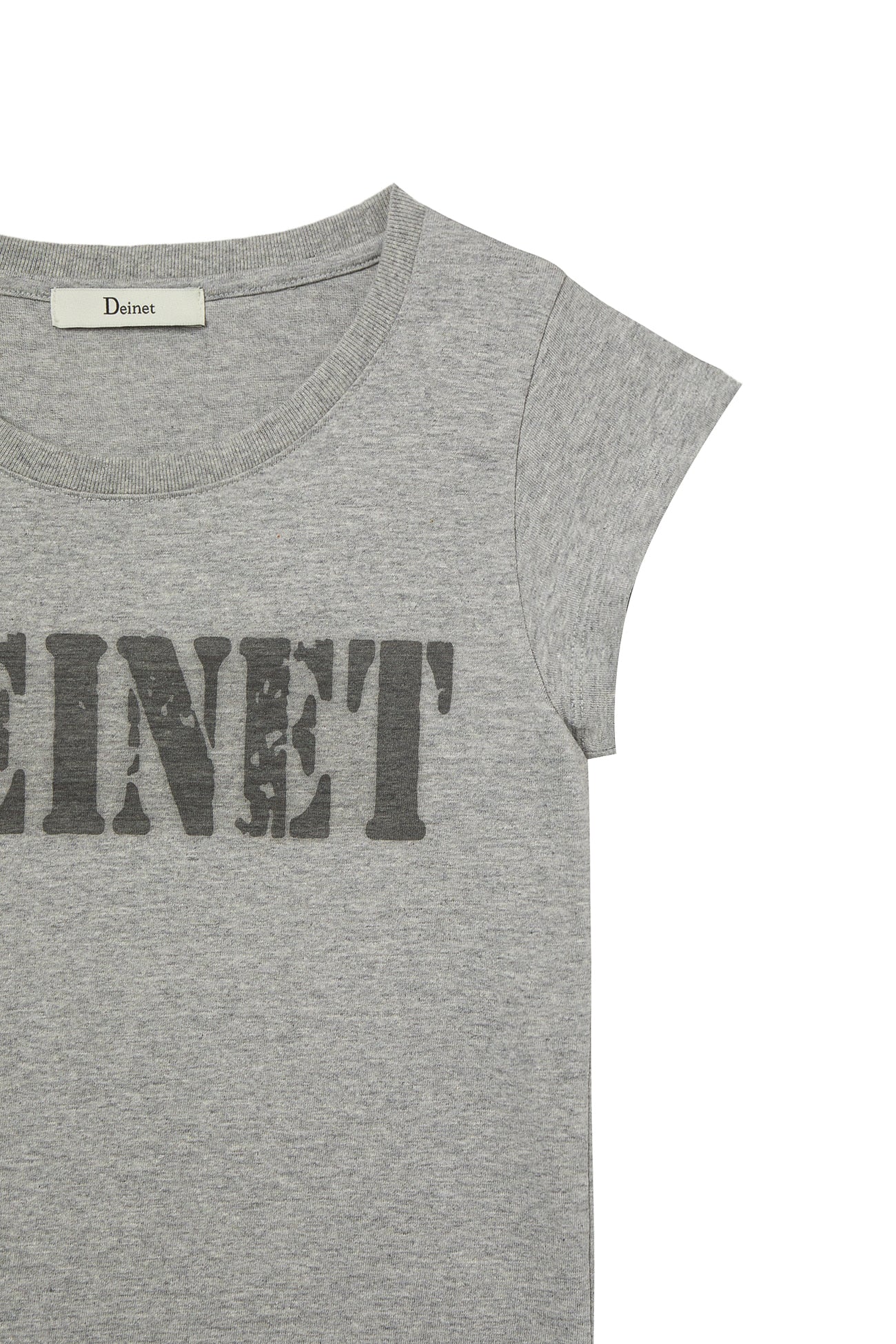 Deinet - Typo Graphic2 T-Shirt (Melange Grey) product image 13 | TRAB K-Fashion Australia