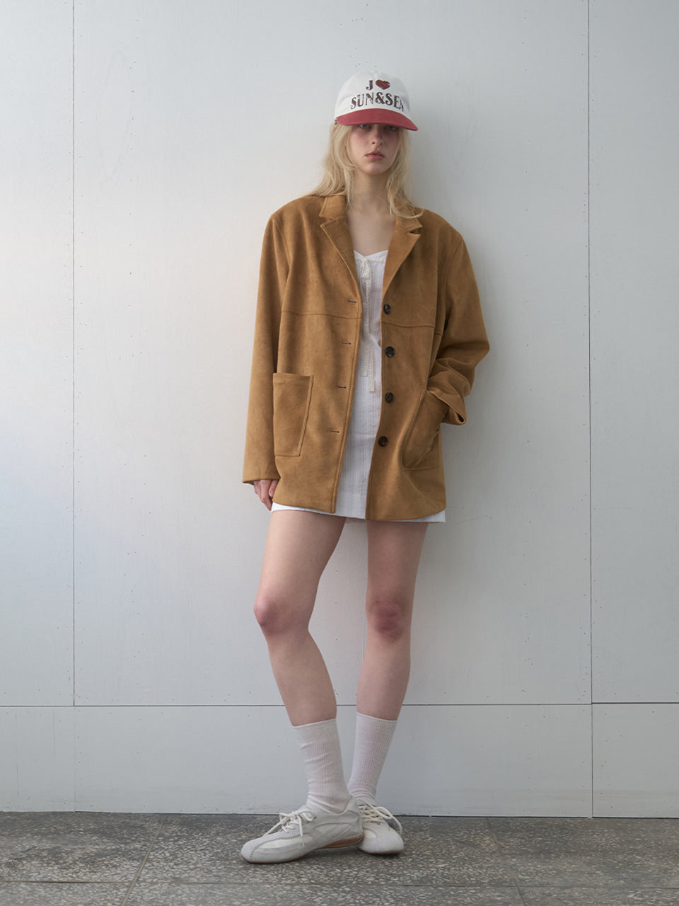 Kijun - Essential Suede Jacket (Camel) product image 7 | TRAB K-Fashion Australia