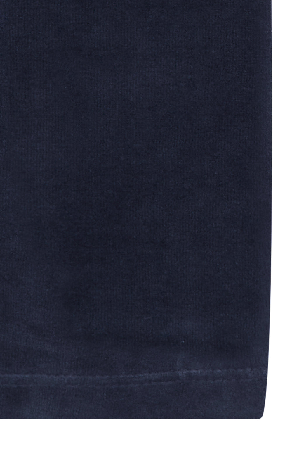 Matin Kim - Logo Emboss Velvet Crop Top (Smoke Blue) product image 4 | TRAB K-Fashion Australia