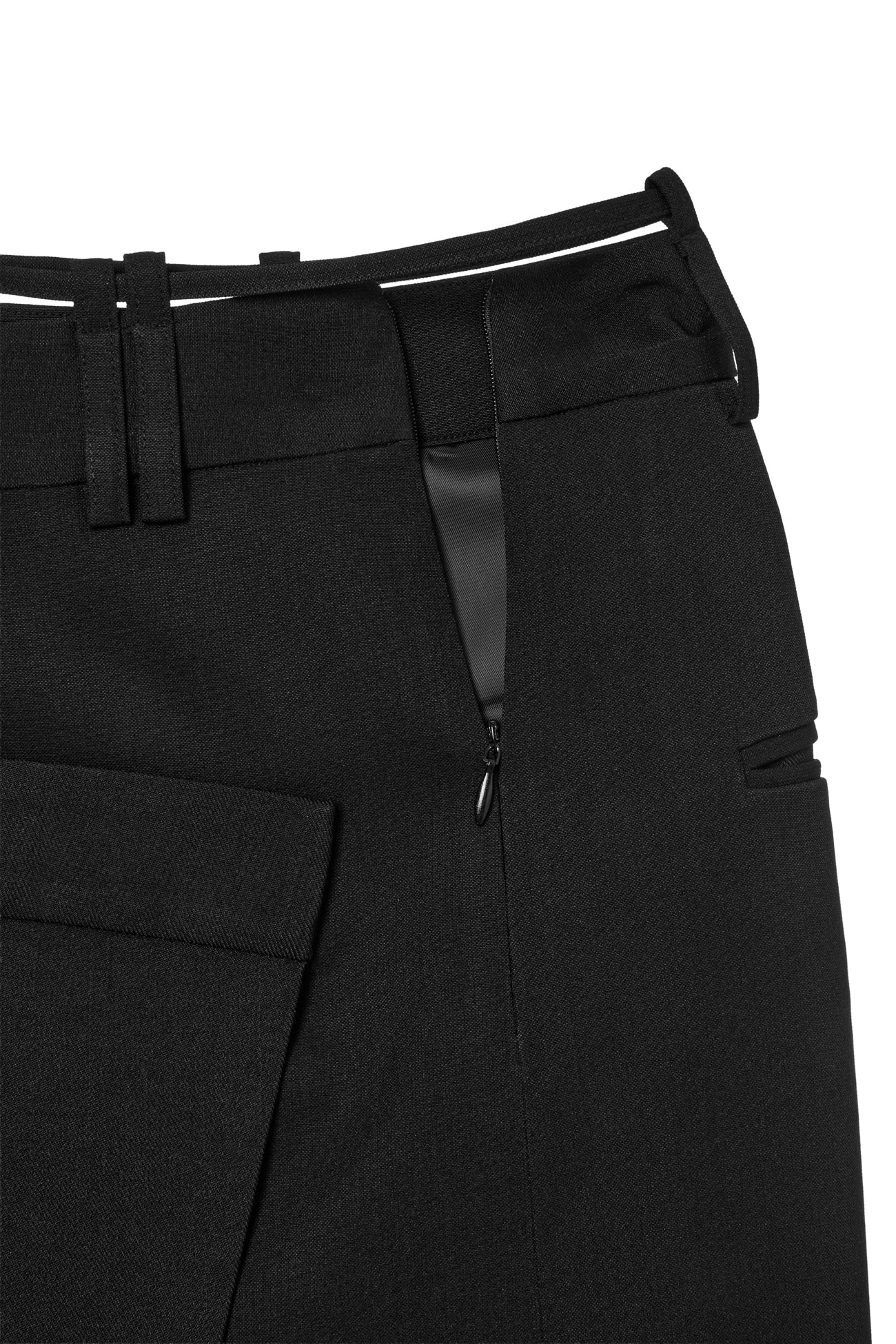 Deinet - Belt Long Raw Skirt (Black) product image 15 | TRAB K-Fashion Australia