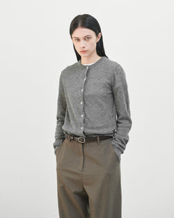 Brownyard - Soft Round Cardigan (Grey) product image 1 | TRAB K-Fashion Australia