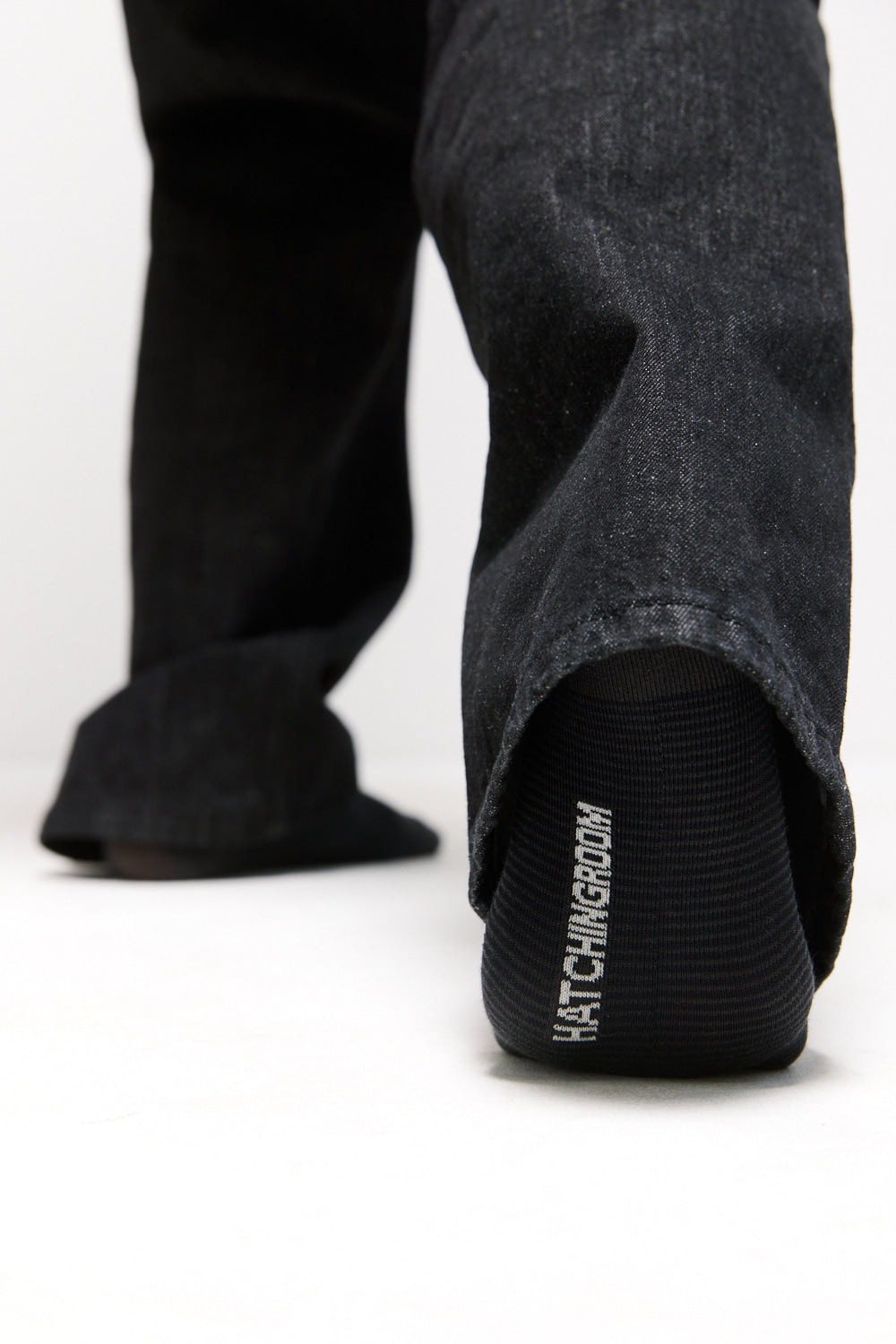 Hatchingroom - Grid Socks Charcoal ((3pcs)) product image 9 | TRAB K-Fashion Australia