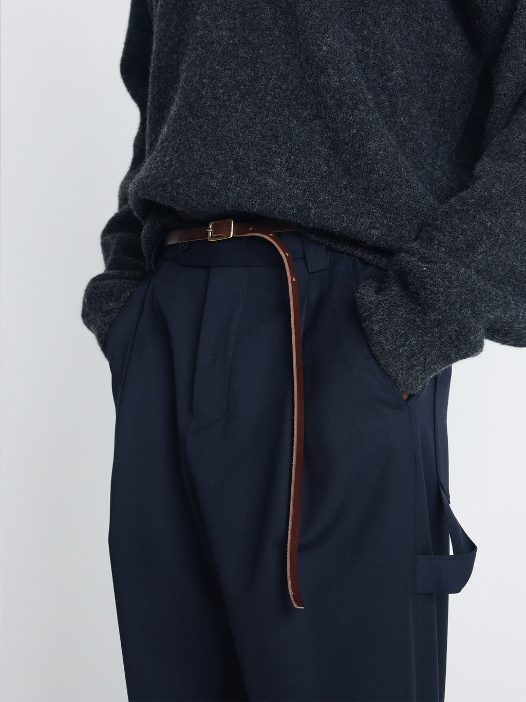 Tonywack - Wool Carpenter Trousers (Navy) product image 7 | TRAB K-Fashion Australia