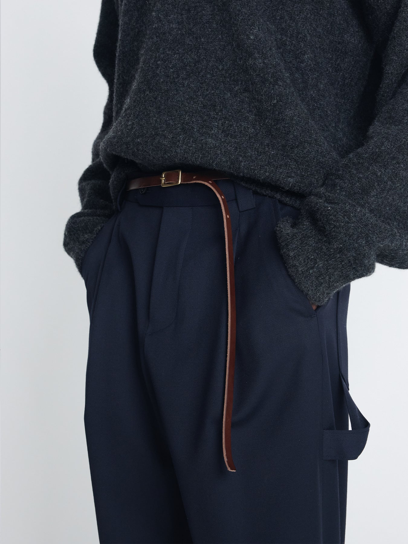 Tonywack - Wool Carpenter Trousers (Navy) product image 7 | TRAB K-Fashion Australia