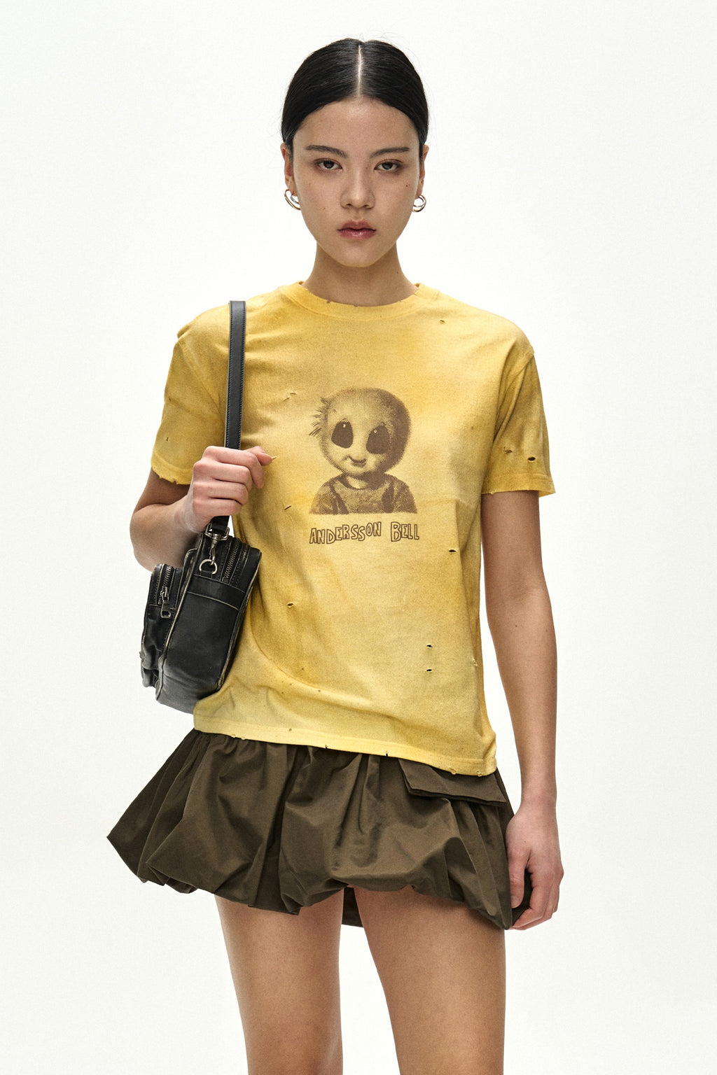 Andersson Bell - Unisex Alien Machinery T-Shirt (Yellow) product image 1 | TRAB K-Fashion Australia