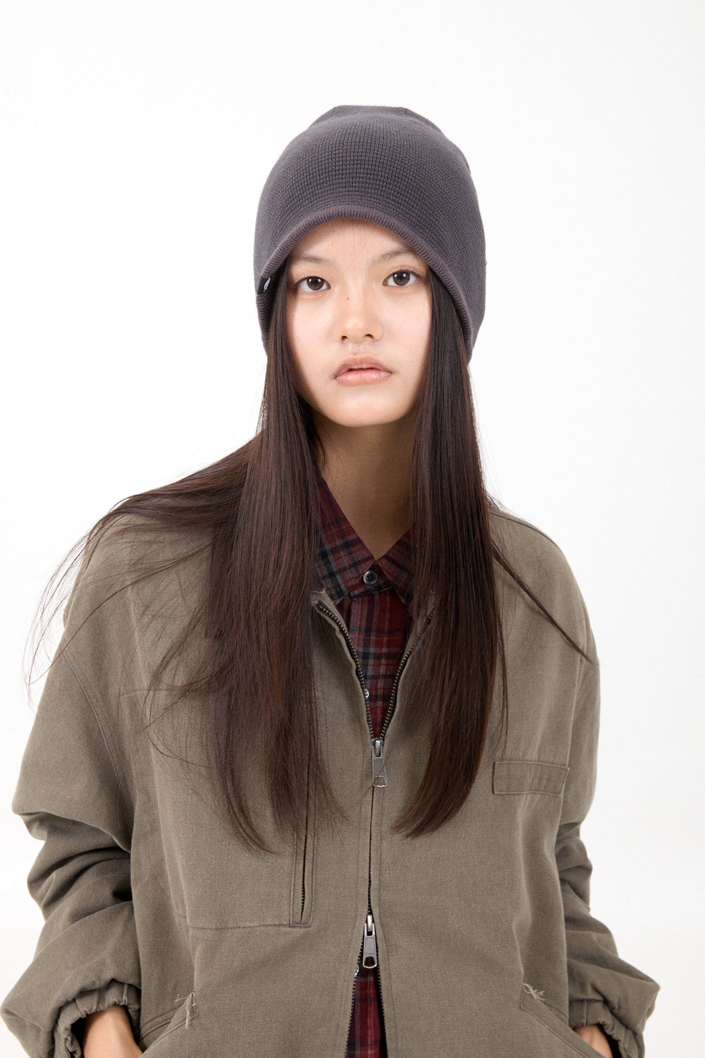 Hatchingroom - Double Face Beanie (Charcoal) product image 8 | TRAB K-Fashion Australia