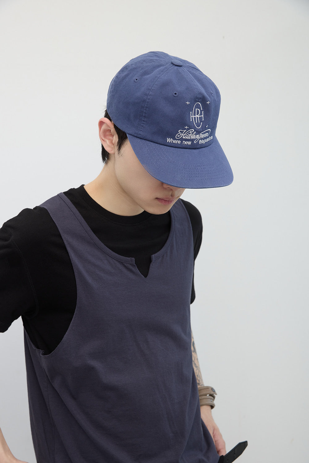 Hatchingroom - Logo Cap Washed French (Blue) product image 11 | TRAB K-Fashion Australia