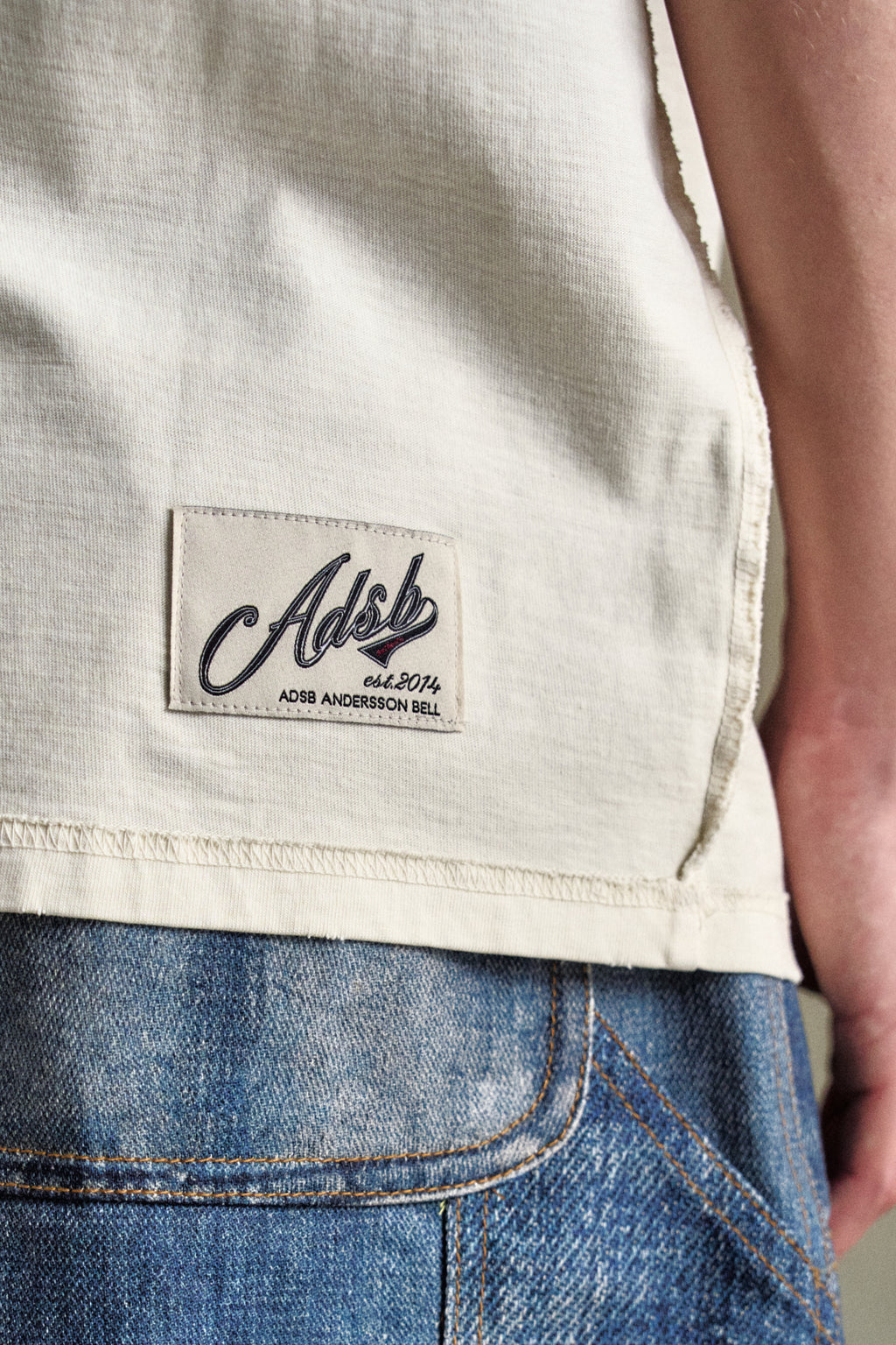 Andersson Bell - Unisex Heart Message T-Shirt (Ecru) product image 6 | TRAB K-Fashion Australia