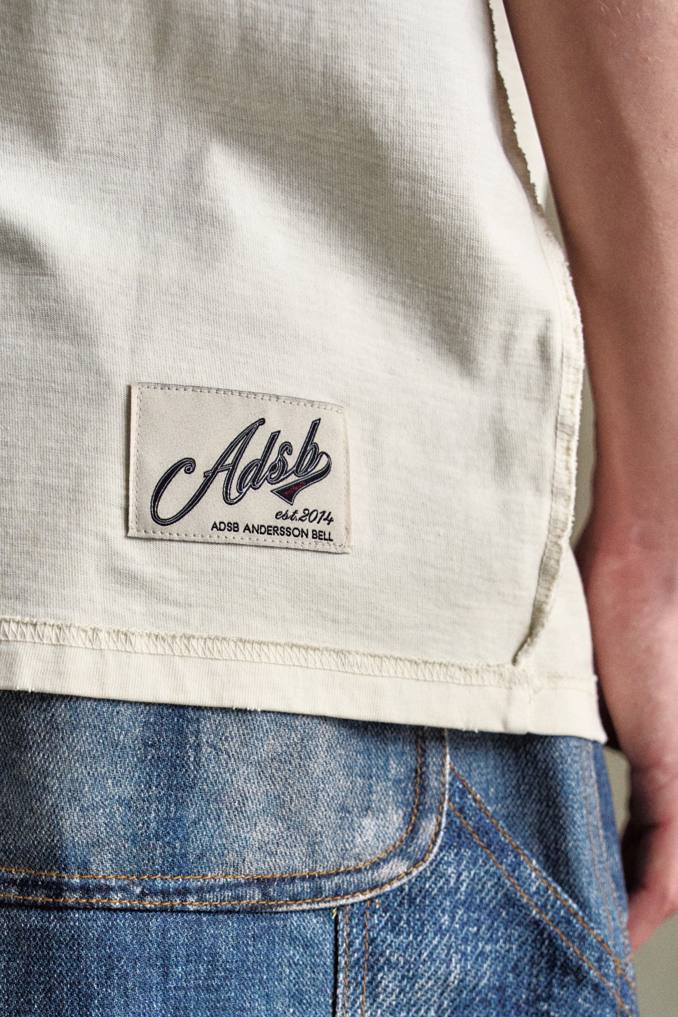 Andersson Bell - Unisex Heart Message T-Shirt (Ecru) product image 6 | TRAB K-Fashion Australia