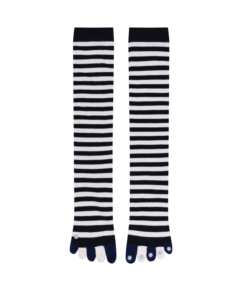 Coyseio - Stripe Five-Toe Socks (Black) product image 12 | TRAB K-Fashion Australia