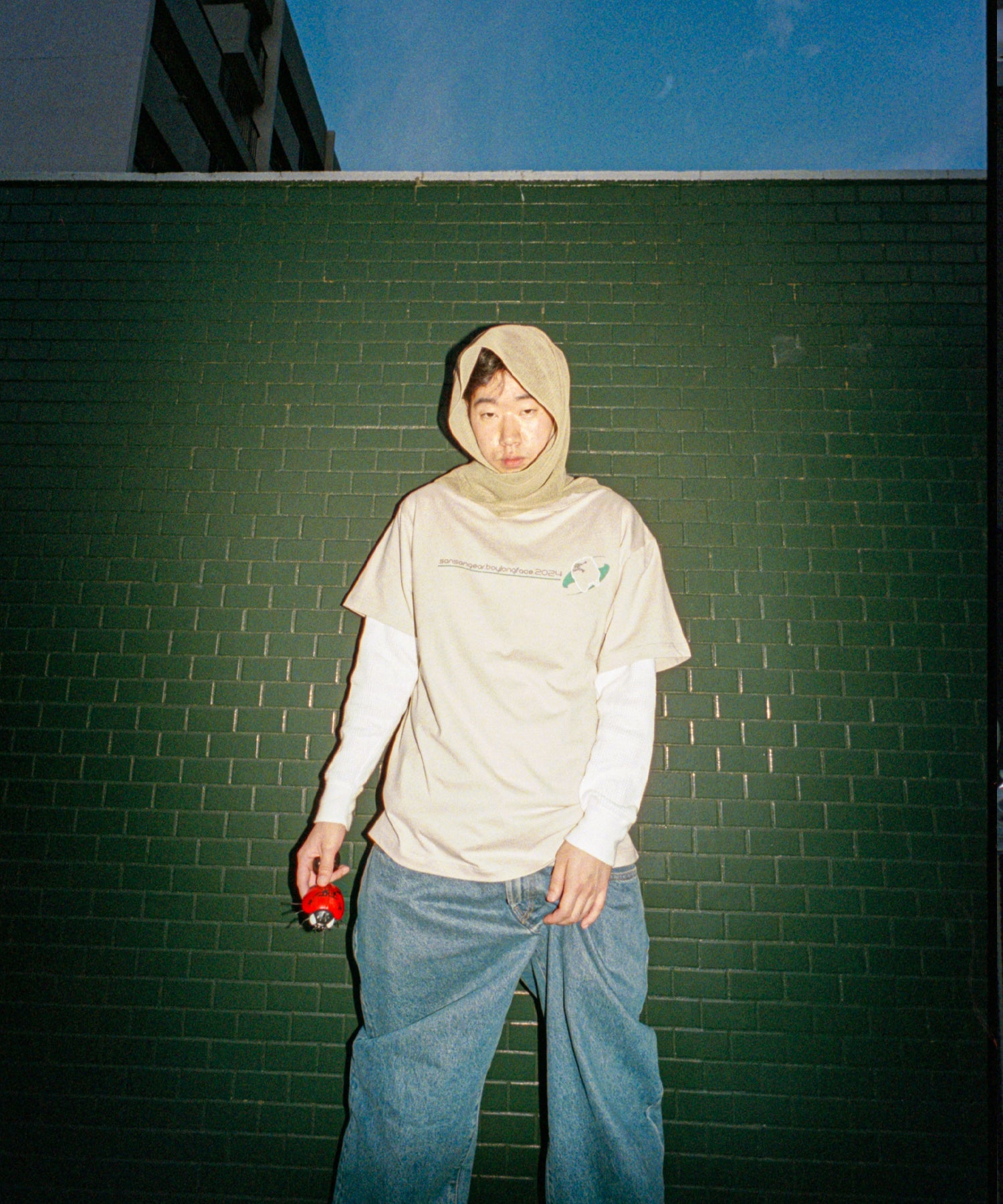 San San Gear - Sansan Blf Logo T-Shirt Light Grey product image 6 | TRAB K-Fashion Australia