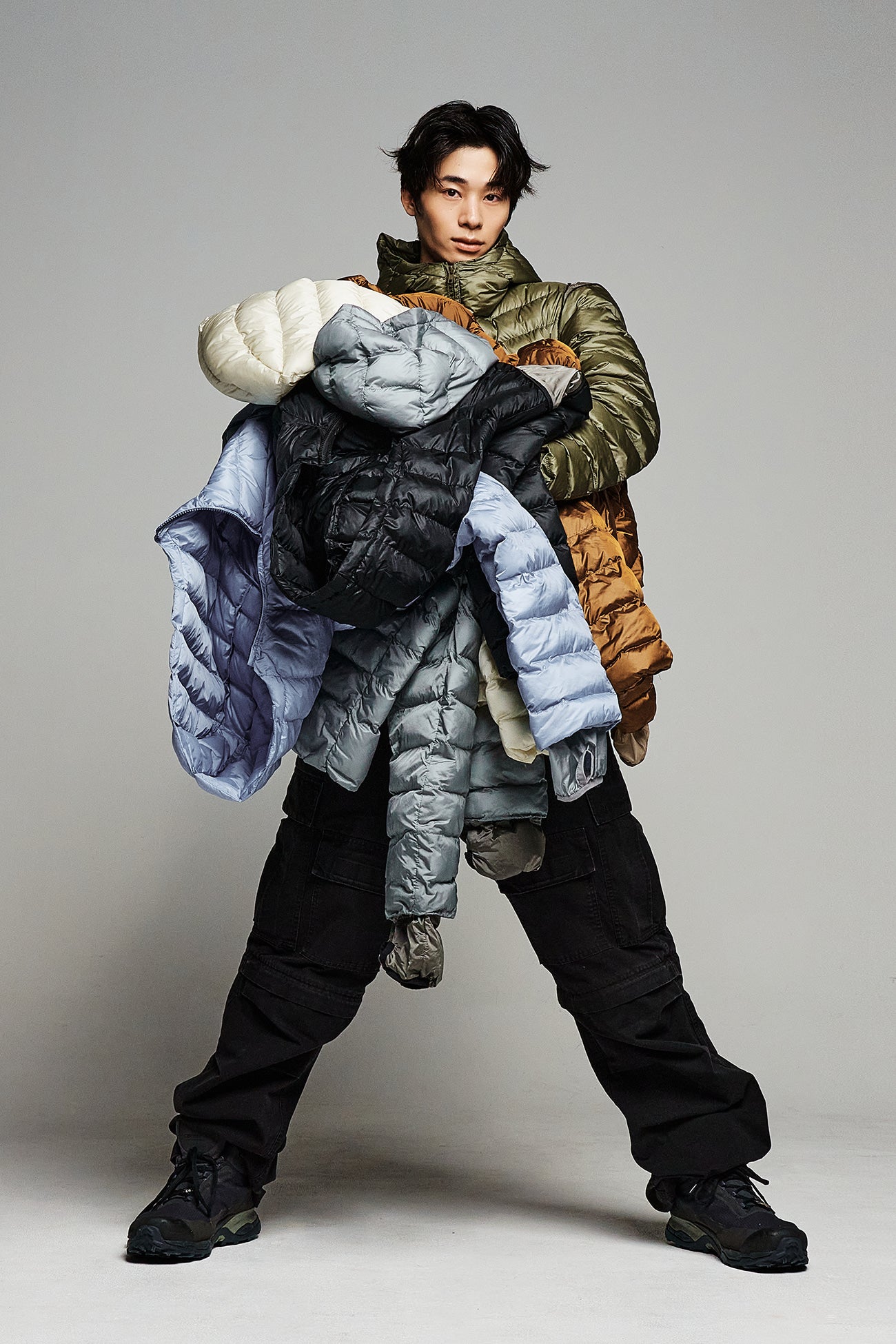 Deinet - Point Wellon Hooded Jacket (Khaki) product image 12 | TRAB K-Fashion Australia