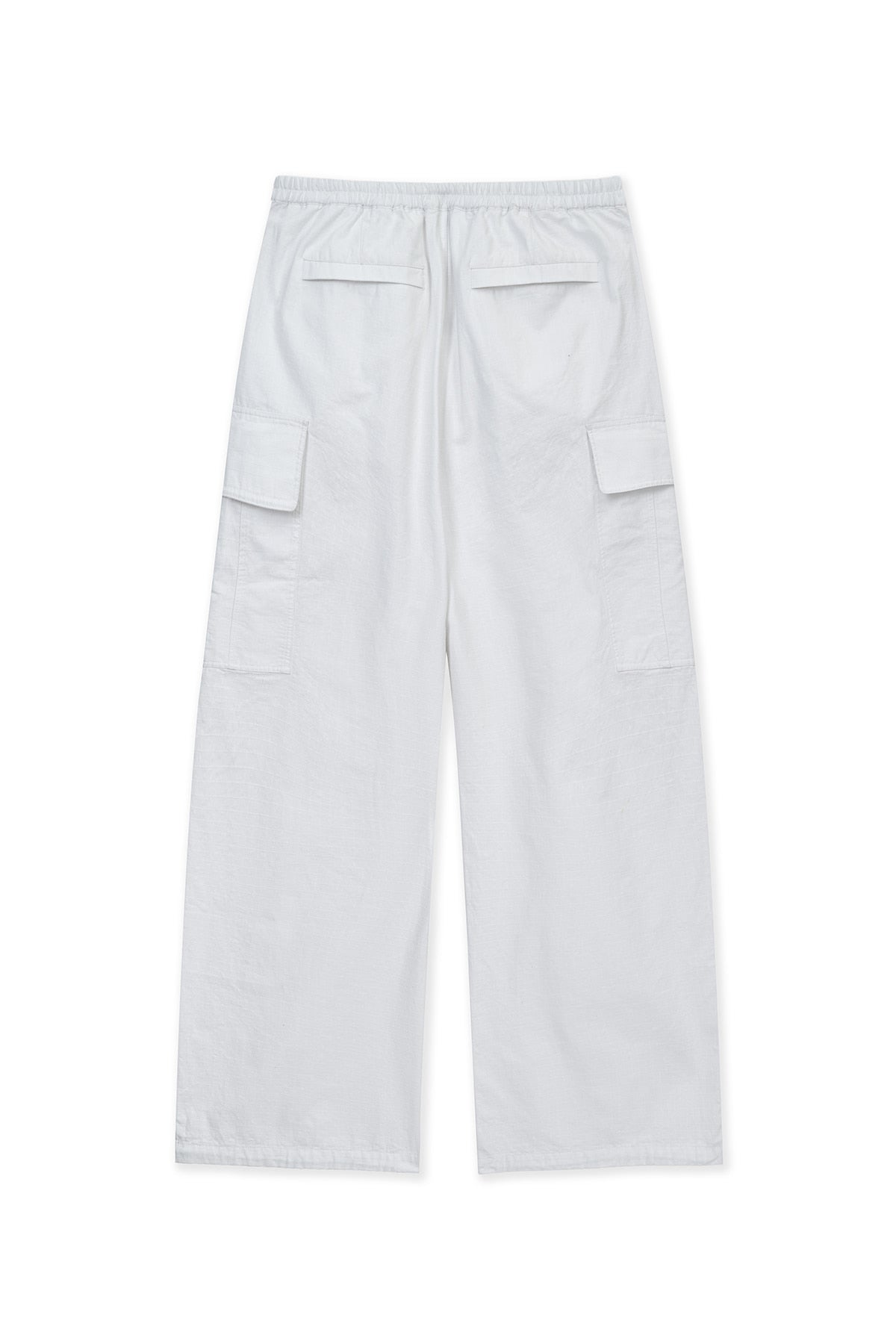 Matin Kim - Drawstring Hem Cargo Pants (Ivory) product image 2 | TRAB K-Fashion Australia