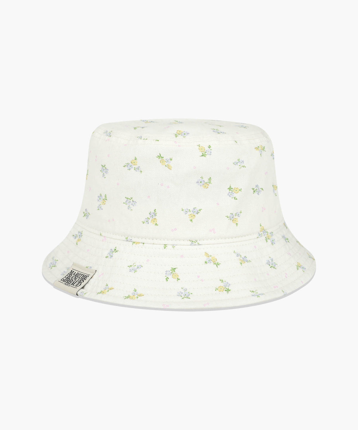 Marithe & Francois Girbaud - Classic Logo Flower Bucket Hat (Ivory) product image 6 | TRAB K-Fashion Australia