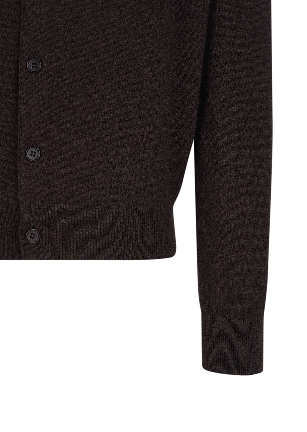 Amomento - Men's Cashmere Crewneck Cardigan (Brown) product image 8 | TRAB K-Fashion Australia