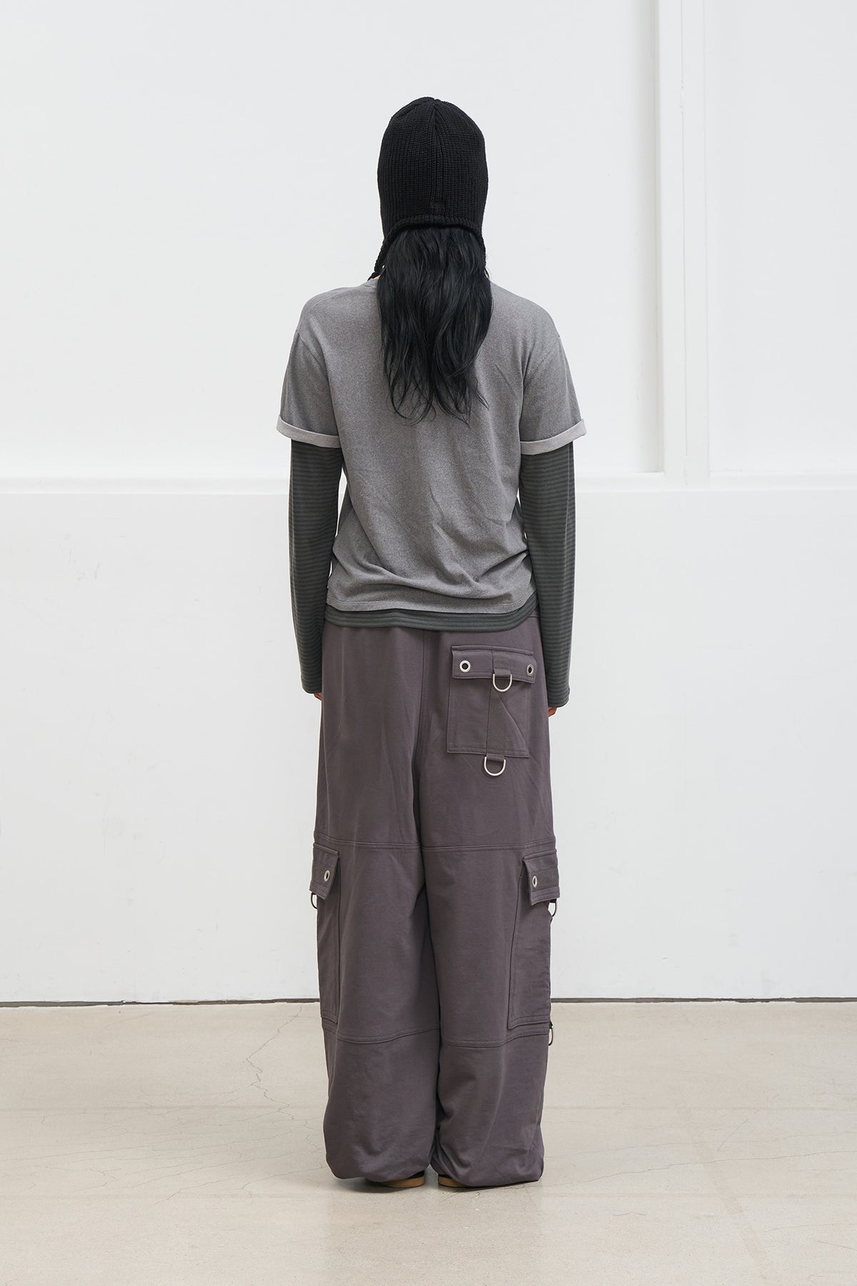 Deinet - Layered Vintage Long Sleeve (Charcoal) product image 5 | TRAB K-Fashion Australia