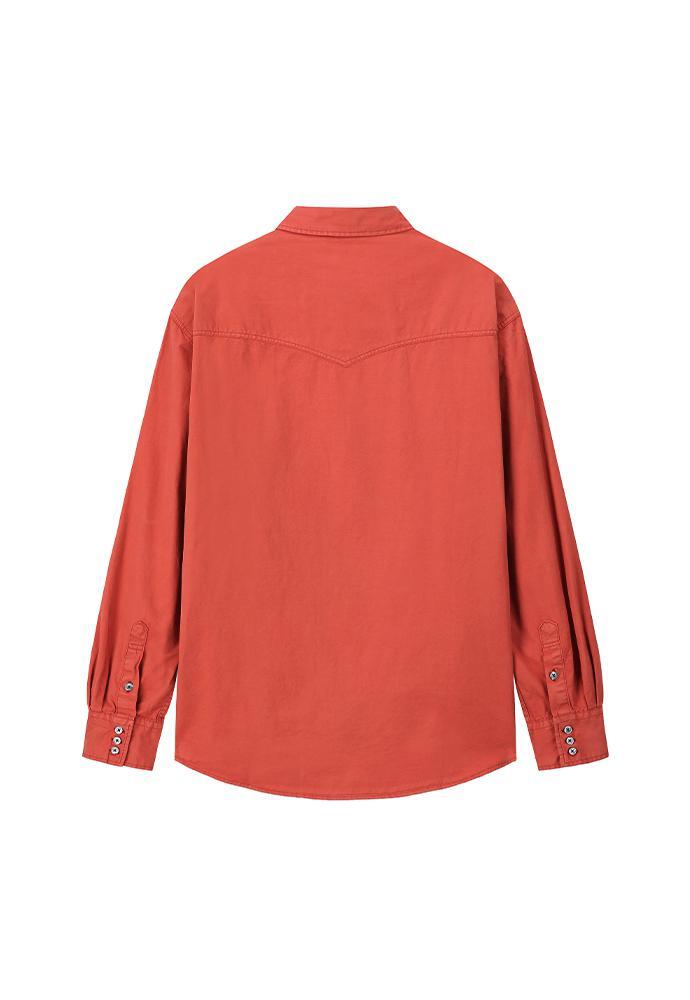 Art if acts - Garment Dyed Western Shirt (Vintage Red) product image 8 | TRAB K-Fashion Australia