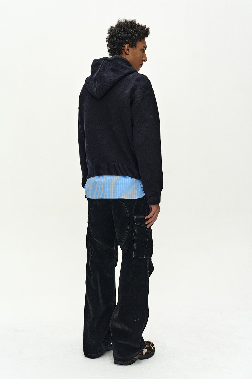 Andersson Bell - (essential) Unisex Varsity Patch Hoodie (dark Navy) (Dark Navy) product image 5 | TRAB K-Fashion Australia