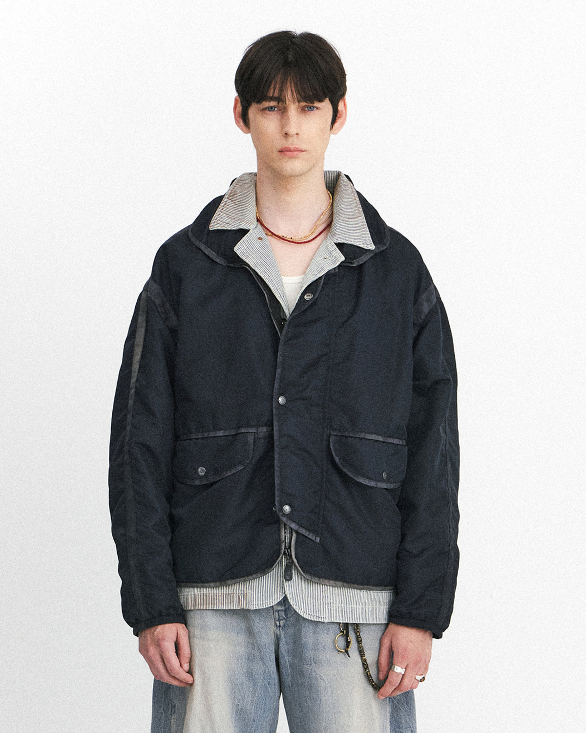 Eastlogue - Astro Fading Jumper (Navy) product image 3 | TRAB K-Fashion Australia
