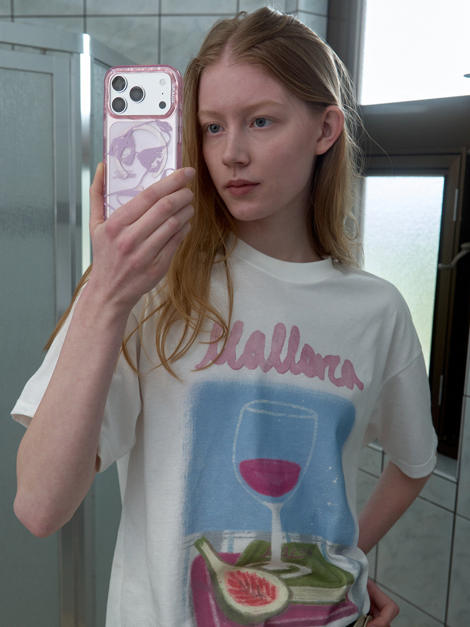Kijun - [Ships 17 June] Vino Oversized Tee (Off-White) product image 1 | TRAB K-Fashion Australia