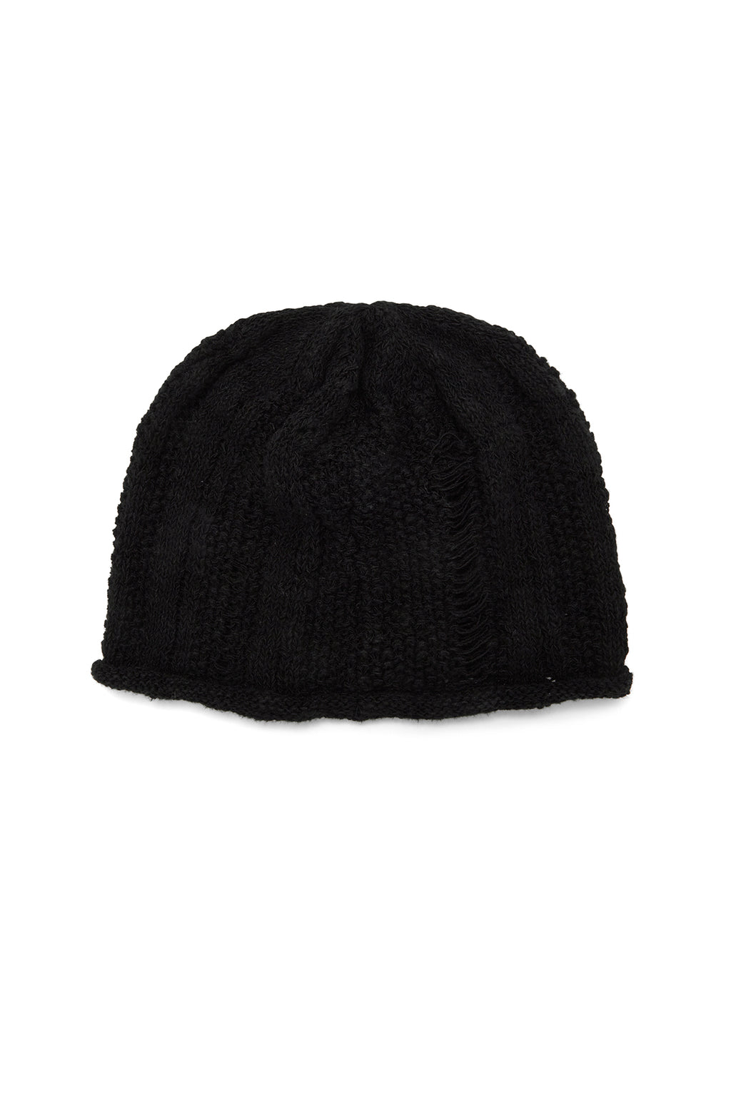 Matin Kim - Stripe Chunky Beanie (Black) product image 4 | TRAB K-Fashion Australia