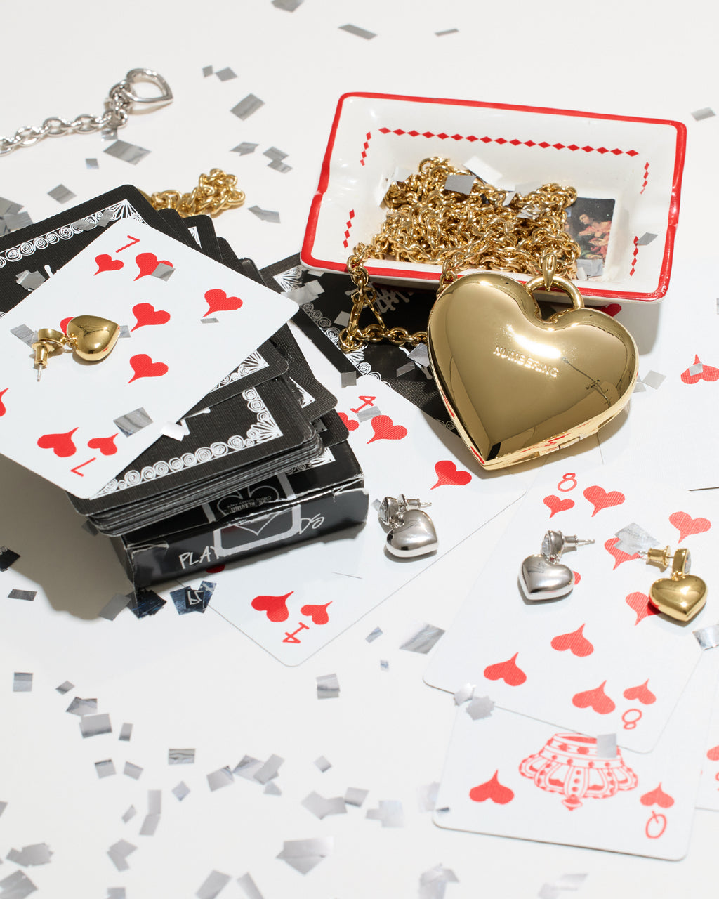 Numbering - Heart Micro Bag (Chain Strap) #5000 product image 7 | TRAB K-Fashion Australia