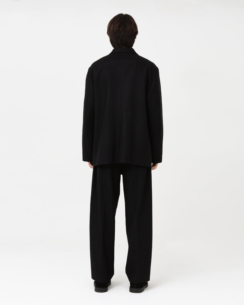 Brownyard - Pure Wool Double Breasted Jacket (Black) product image 2 | TRAB K-Fashion Australia