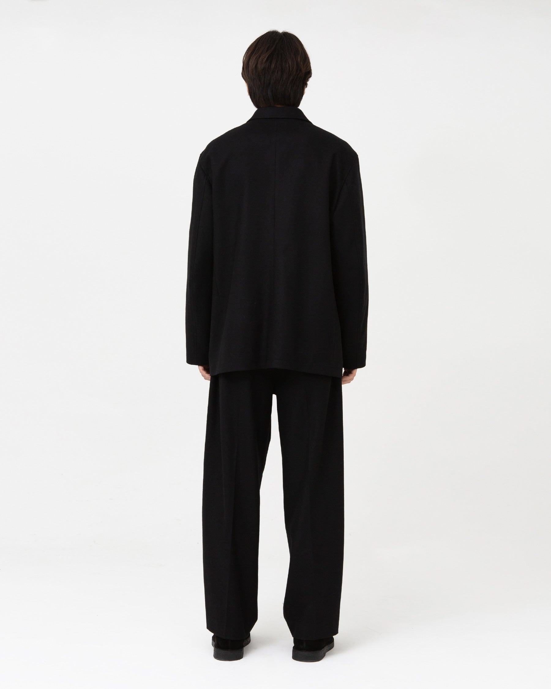 Brownyard - Pure Wool Double Breasted Jacket (Black) product image 2 | TRAB K-Fashion Australia