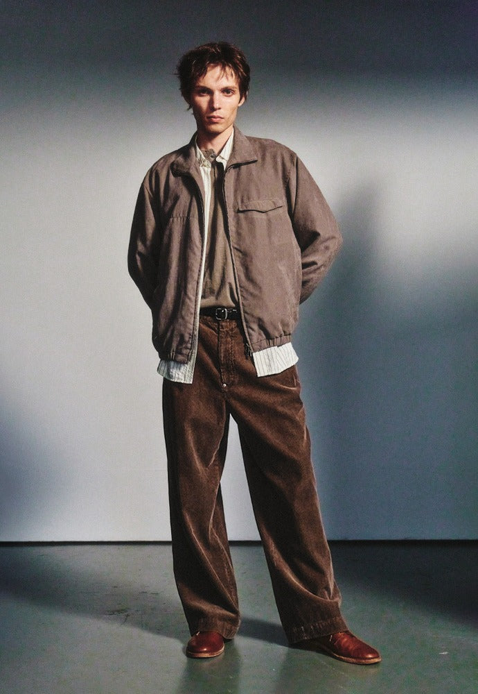 Art if acts - Vintage Wide Corduroy Pants (Smoky) product image 1 | TRAB K-Fashion Australia