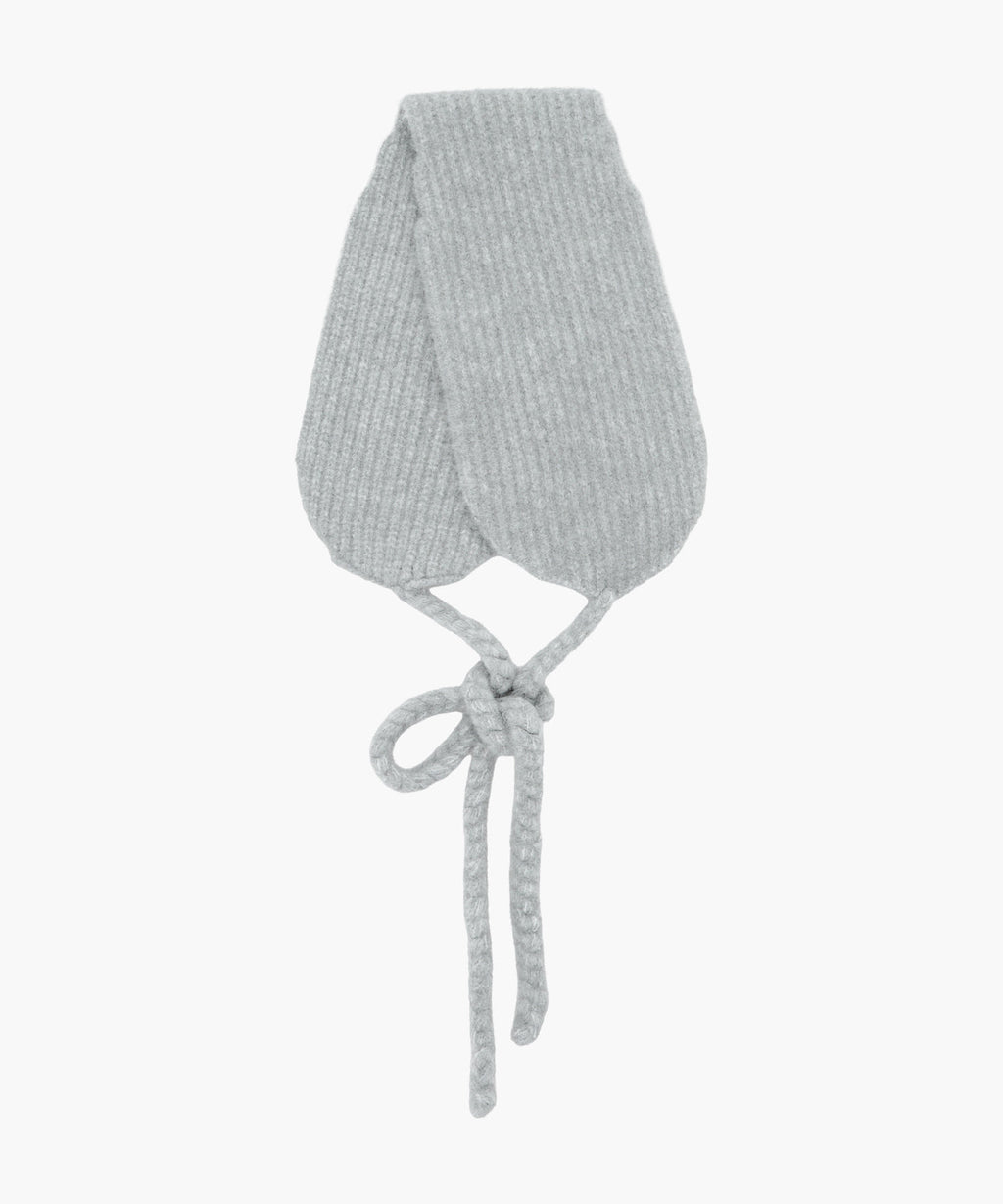 Marithe & Francois Girbaud - Circle Logo Knit Ear Flap (Gray) product image 2 | TRAB K-Fashion Australia