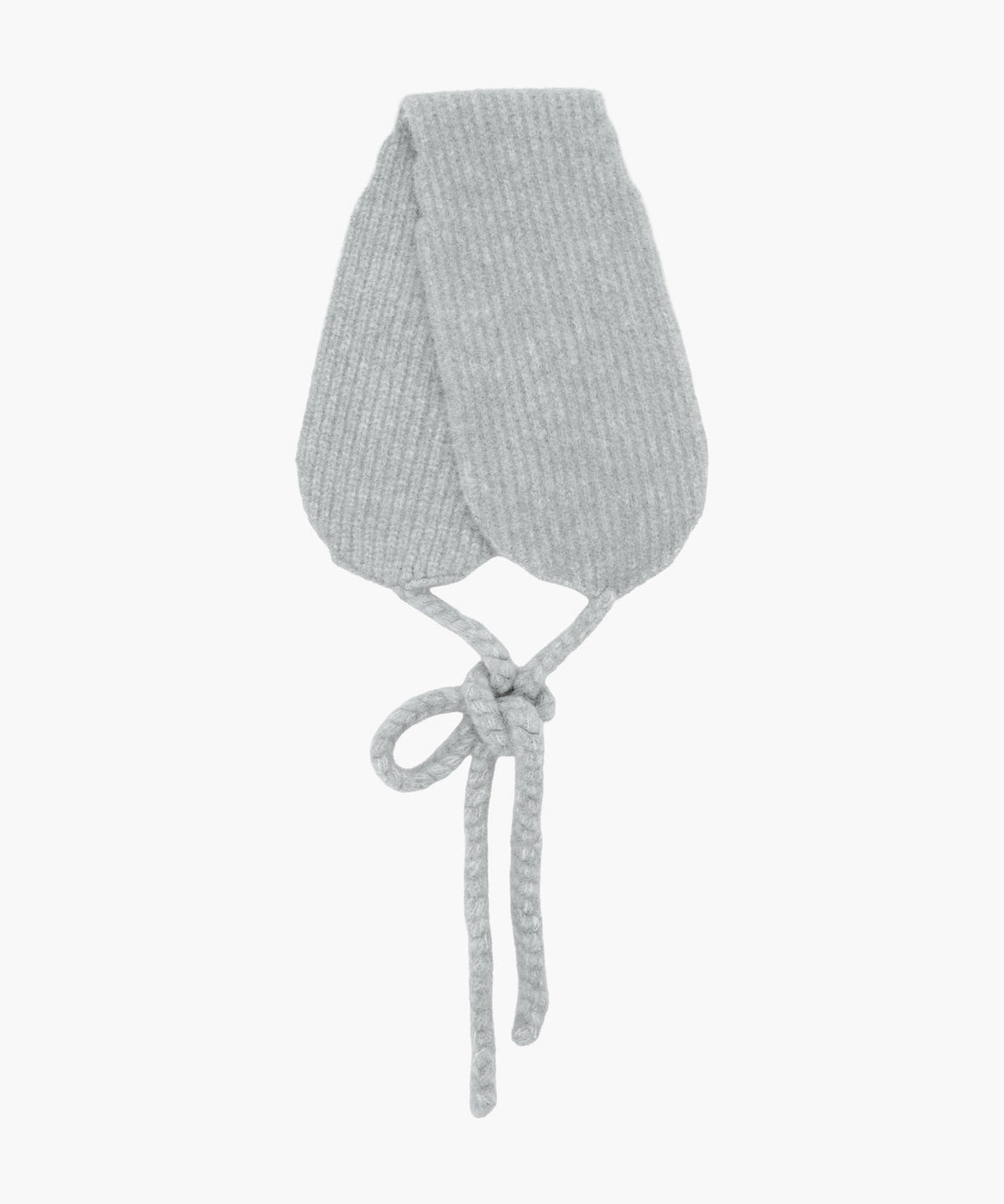 Marithe & Francois Girbaud - Circle Logo Knit Ear Flap (Gray) product image 2 | TRAB K-Fashion Australia