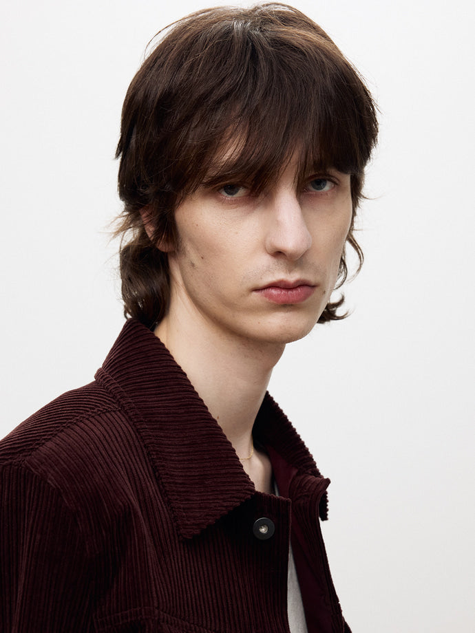 Tonywack - Italian Corduroy Trucker Jacket (Burgundy) product image 10 | TRAB K-Fashion Australia