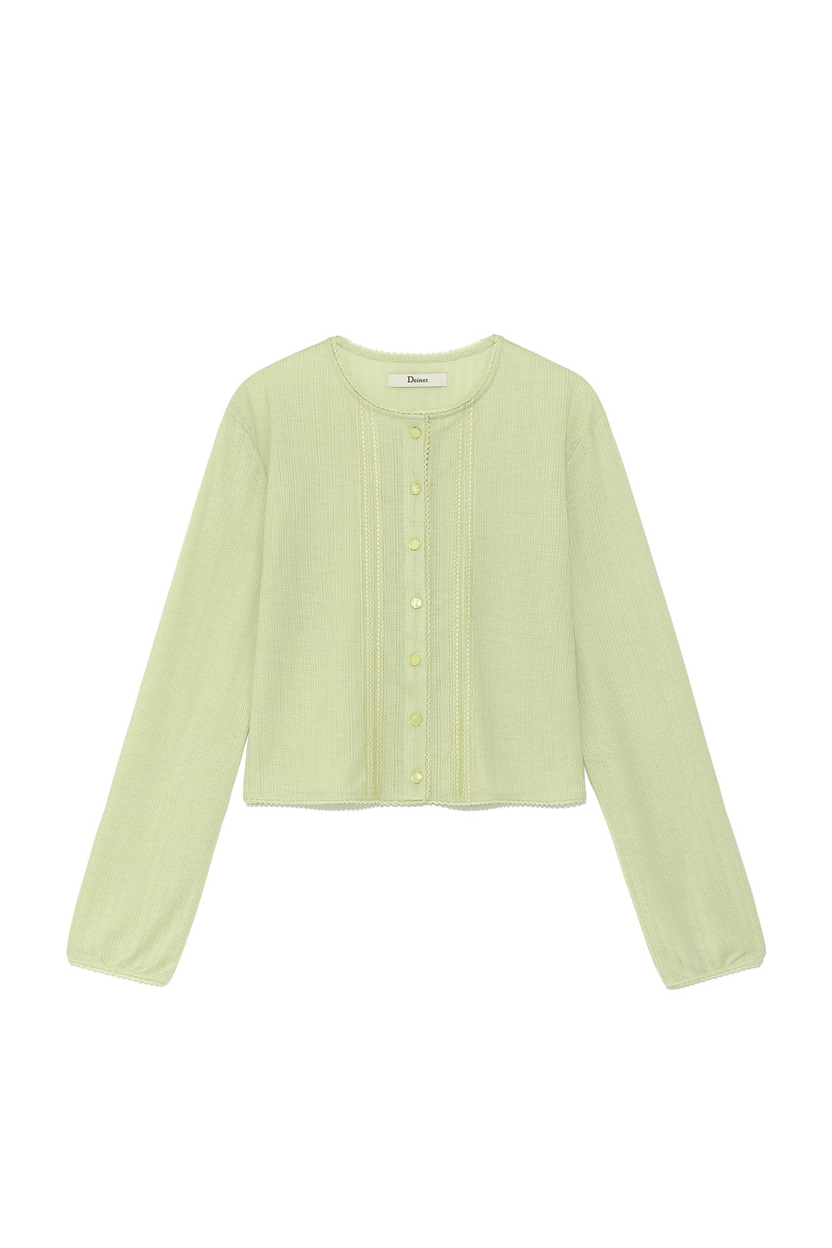 Deinet - [yoon Soap X Deinet] Lace Cardigan (Light Green) product image 1 | TRAB K-Fashion Australia
