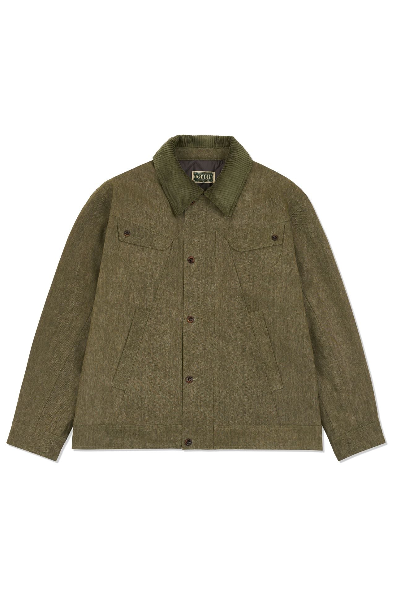 Ioedle - Headlight Quilted Heavy Jacket (Olive) product image 2 | TRAB K-Fashion Australia