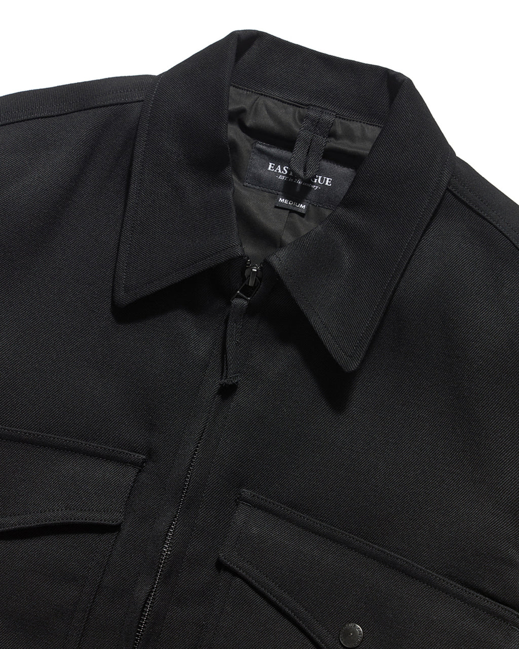 Eastlogue - Pilot Pleats Blouson Jacket (Black Twill) product image 7 | TRAB K-Fashion Australia