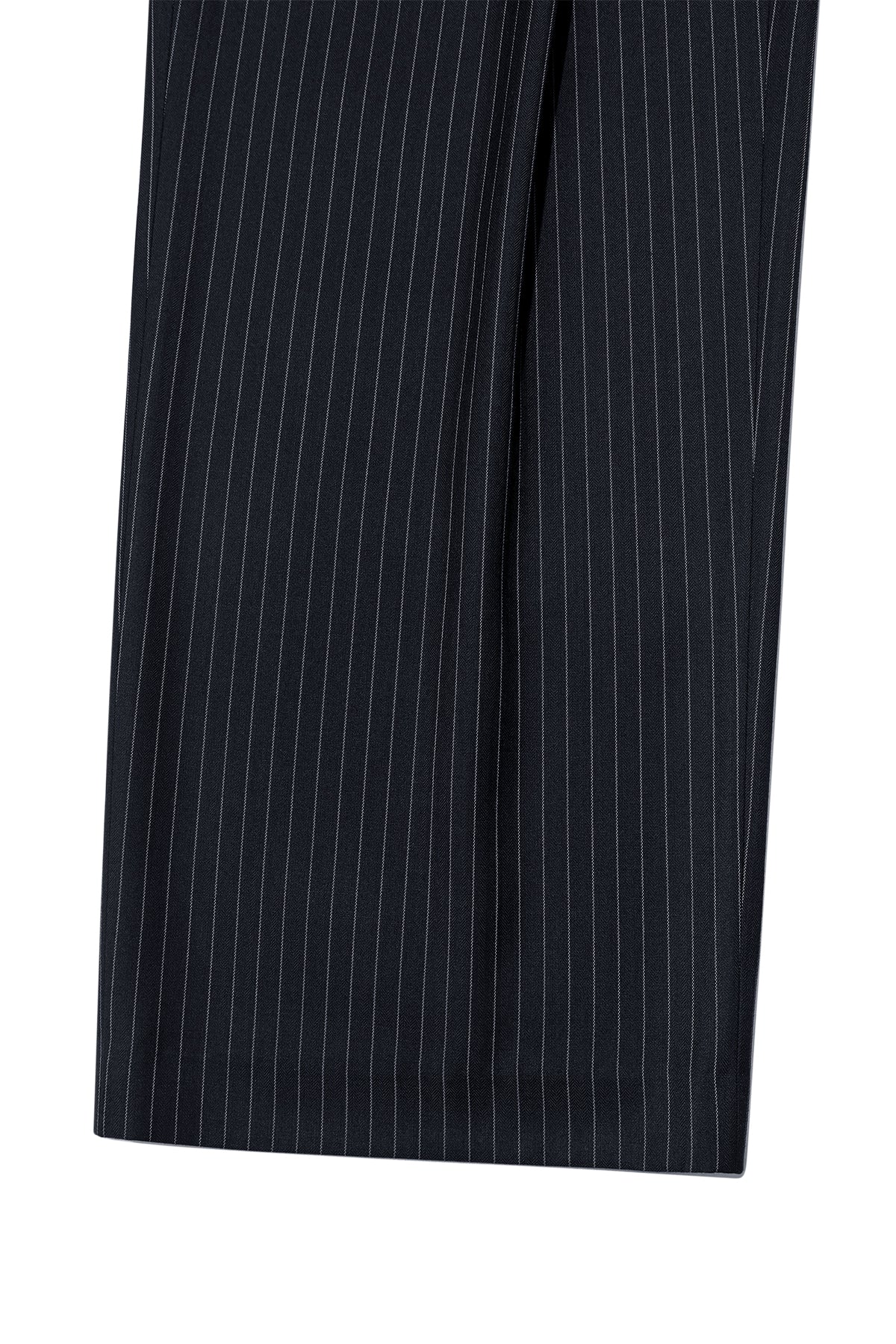 Matin Kim - Tuck Point Stripe Trouser (Dark Navy) product image 5 | TRAB K-Fashion Australia
